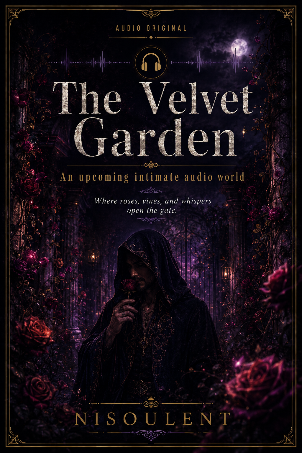 Warlock surrounded by roses and vines