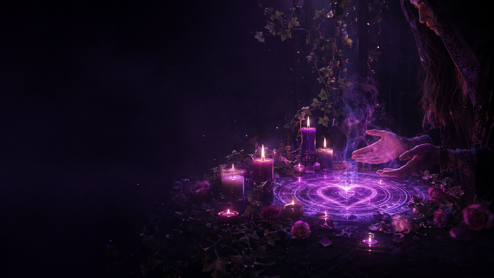 Love and peace ritual artwork